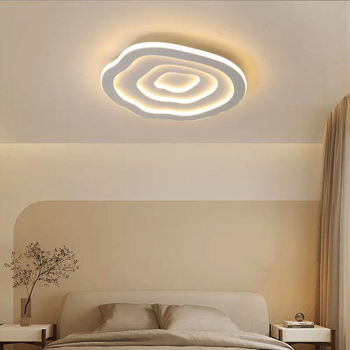 Moderner minimalistisch gehaltener LED-Deckenleuchte mit extraflachem Design - vue 3 sur 12