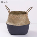 paniers de rangement pliables en rotin avec poignée pour divers usages