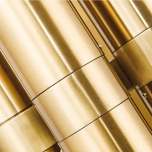 Nordische LED-Wandleuchte aus goldfarbenem Eisen im postmodernen Stil - vue 5 sur 6