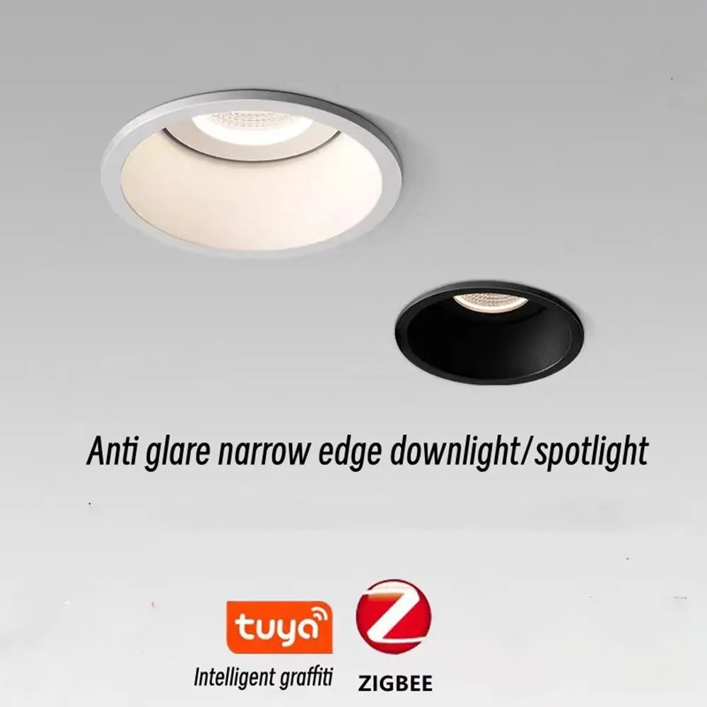 spot lumineux intelligent anti-éblouissement zigbee pour éclairage intérieur - vue 7 sur 8