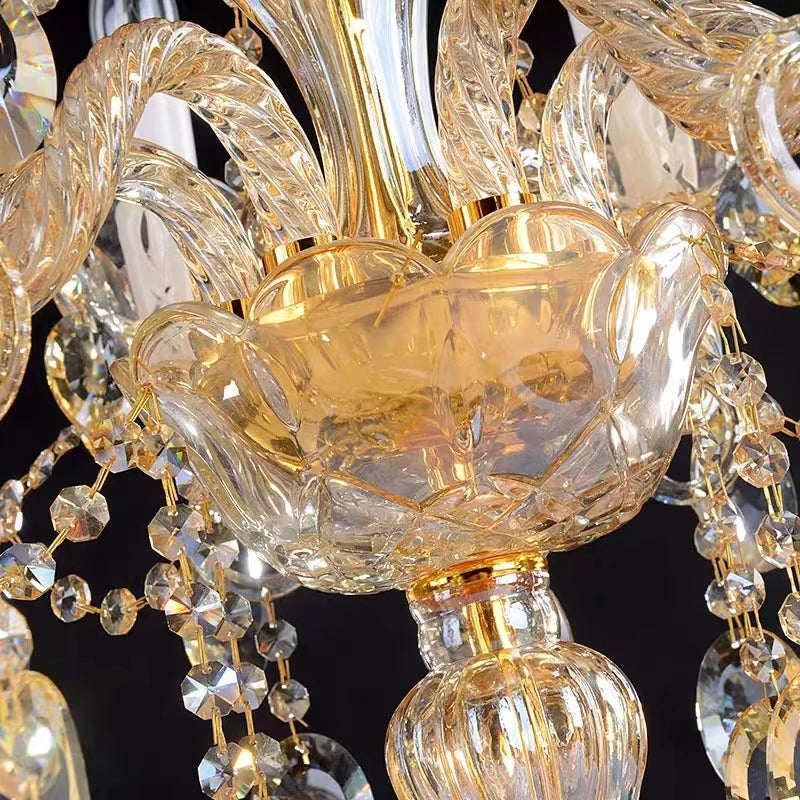lampe de table en cristal de luxe pour décoration intérieure - vue 4 sur 6