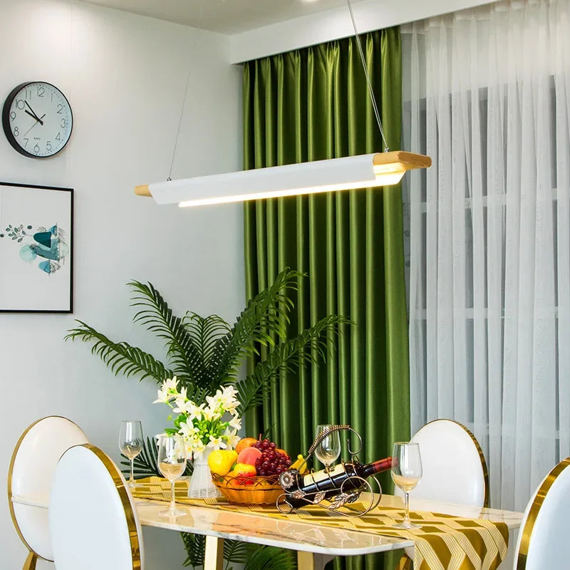 Simple light luxury living room chandelier dining room coffee shop hardware creative lamps exhibition hall dining room led - vue 3 sur 5