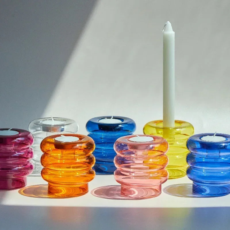 bougeoirs coniques décoratifs pour mariage et fêtes - vue 5 sur 14