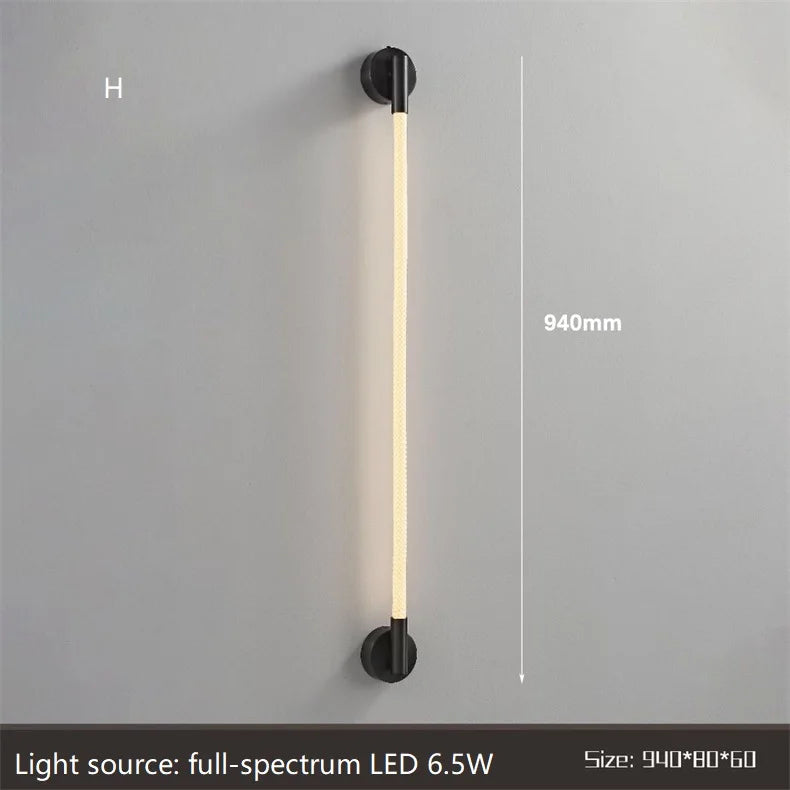 LED-Wandleuchte Minimalistisch Aus Weichem Silikon-Fasergeflecht - vue 12 sur 18