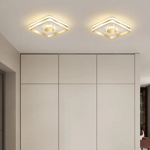 Plafonnier LED design rond ou carré