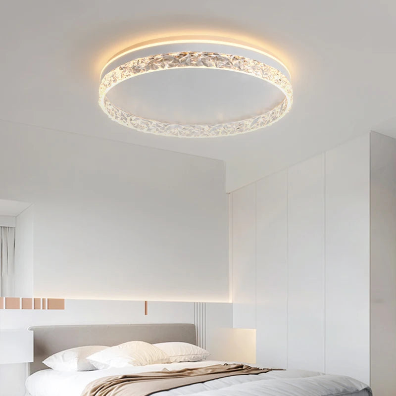 plafonnier moderne luxe diamant design éclairage décoratif intérieur - vue 5 sur 8