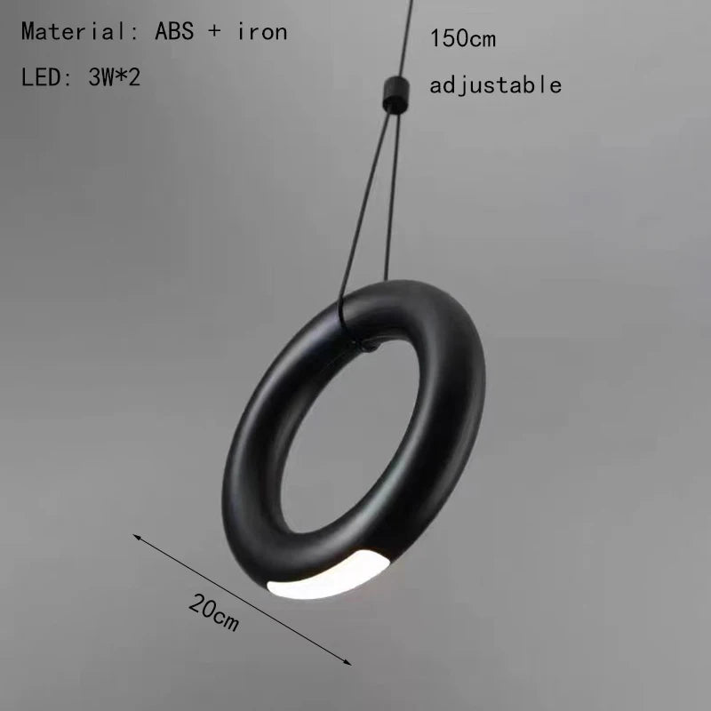 suspension art déco noir blanc pour intérieur élégant