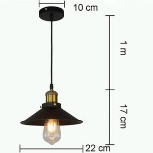 Moderne nordische Pendelleuchte im Industrie-Stil für die Inneneinrichtung