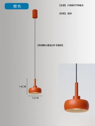 Nordische Pendelleuchte aus Aluminium für minimalistische Dekoration