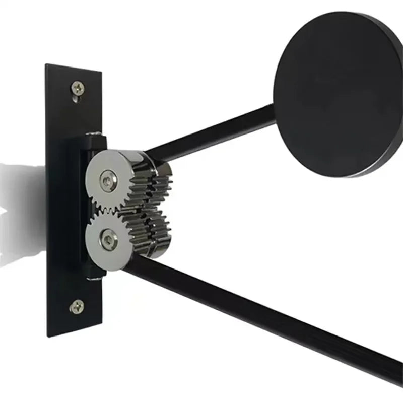 Swing Arm Wall Lamp Adjustable Long Pole Sconce Light for Reading Living Room Bedroom - vue 7 sur 12
