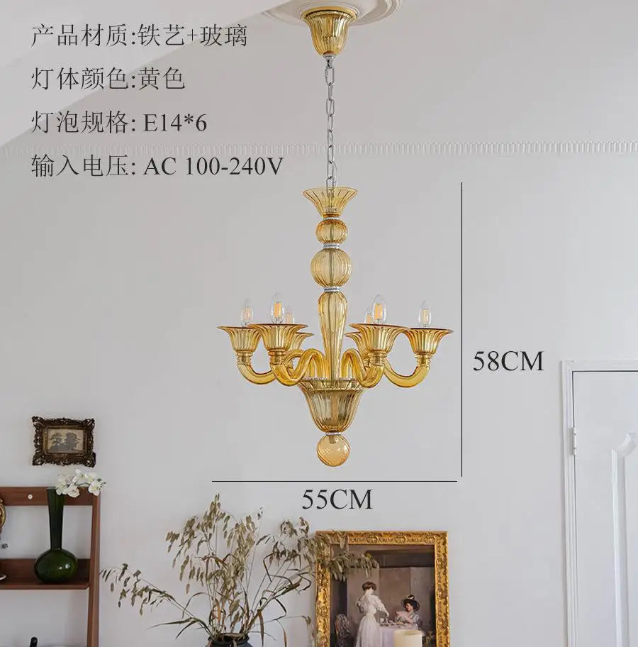 lustre led en cristal pour décoration intérieure élégante - vue 9 sur 15