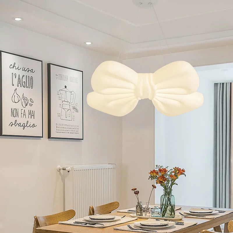 plafonnier led à nœud romantique pour petite fille - vue 6 sur 8