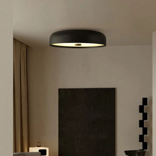 LED-Deckenleuchte nordisch Orange/Schwarz/Weiß - vue 7 sur 9