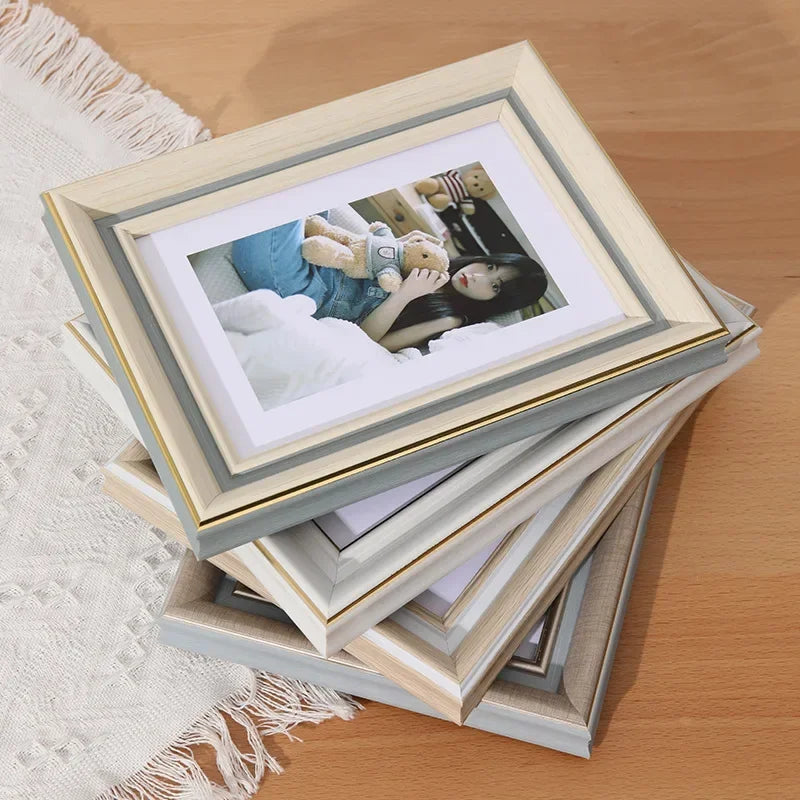 cadre photo en bois pour portraits de famille et mariage - vue 5 sur 10