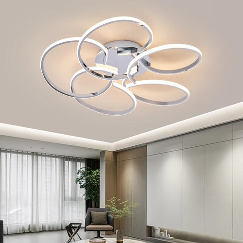 plafonnier moderne design créatif à leds pour intérieur - vue 4 sur 13