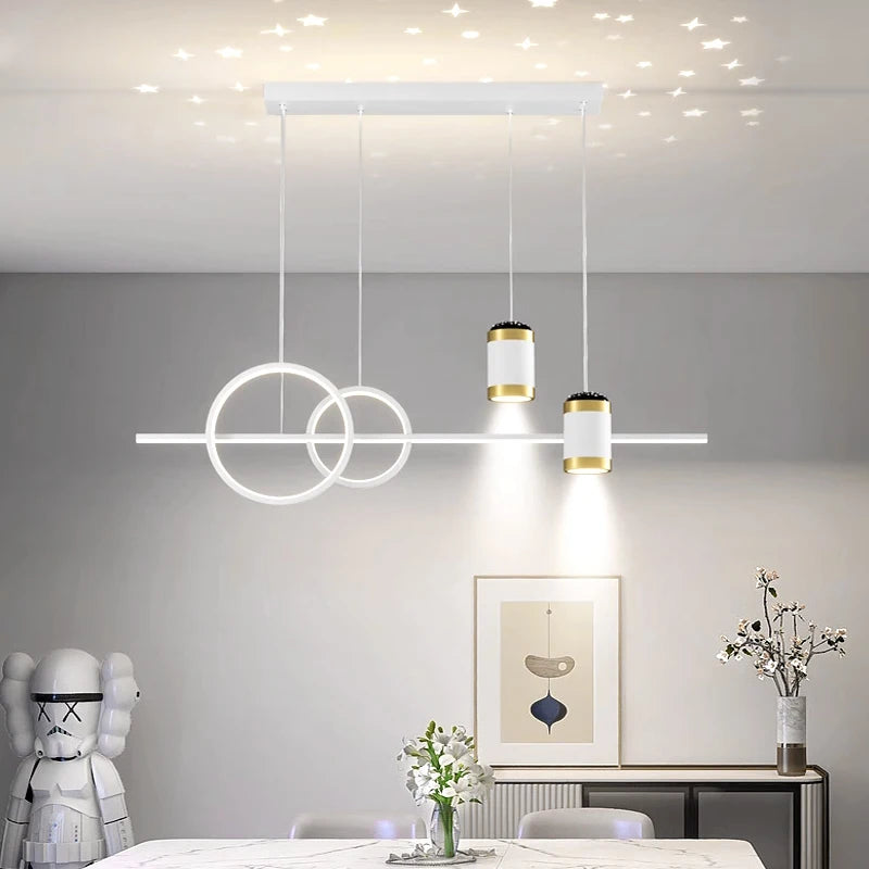 plafonnier led nordique pour intérieur et ambiance chaleureuse - vue 5 sur 14
