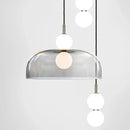 suspension post-moderne en verre pour décoration intérieure
