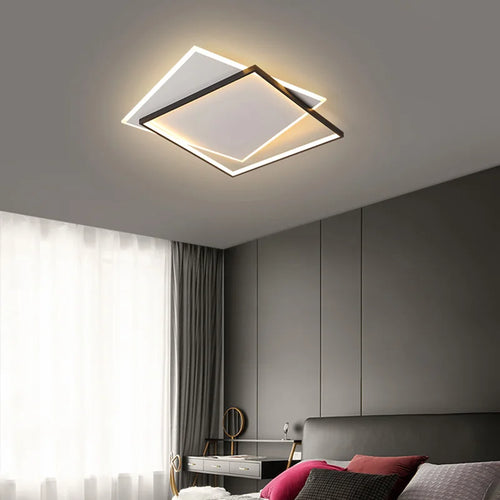 LED-Deckenleuchte nordisch dimmbar schlichtes Design - vue 6 sur 9