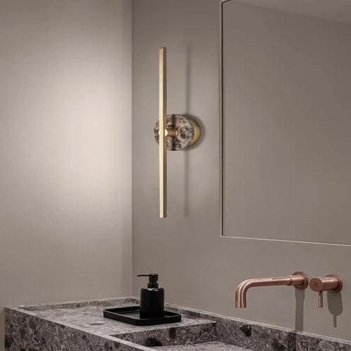 Wandleuchte aus spanischem Marmor im minimalistischen luxuriösen Design - vue 2 sur 18