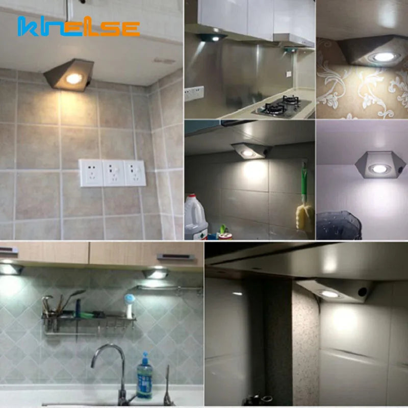 Applique murale LED triangulaire en acier inoxydable - vue 7 sur 6