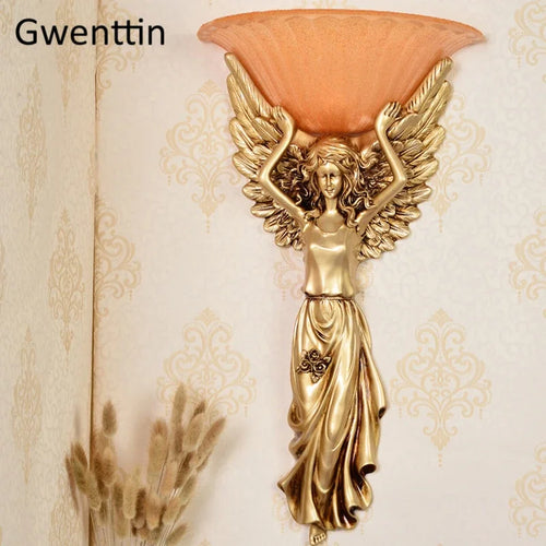 Wandleuchte Angel Retro Dekorative Lampe für modernes Interieur - vue 7 sur 6