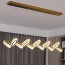 Lustre de décoration de maison moderne lustre de salle à manger luminaires d'intérieur éclairage de plafond éclairage fantaisie LED cristal