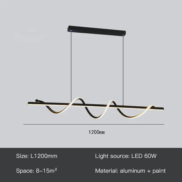 suspension moderne avec lumières led réglables design élégant décor intérieur