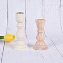 Candlesticks Holderng Decorations, Retro Wood Classic  Weddi candle holders   Holders home decor