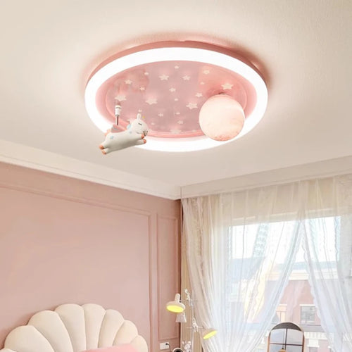 plafonnier mignon pour chambre enfant licorne astronaute décoratif