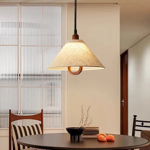 Retro Kronleuchter aus Hanfseil, minimalistisch für mittelalterliches Interieur - vue 5 sur 7