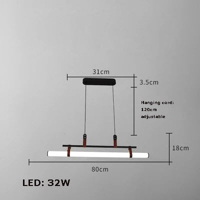 Minimalistischer LED-Kronleuchter Trend 2022 Pendelleuchte
