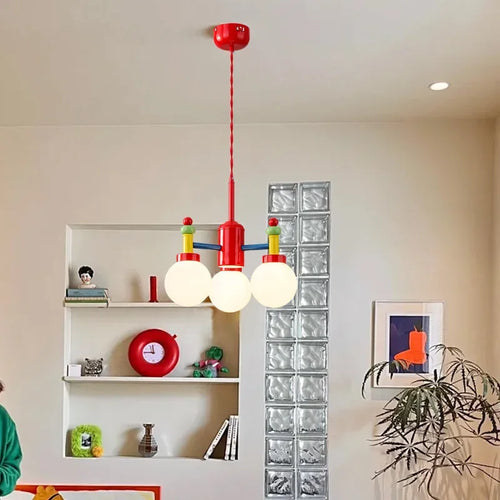 lustre led macaron pour enfants décoration intérieure et luminaires d'étude - vue 5 sur 10