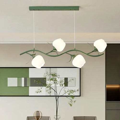 suspension à fleurs de style pastoral pour décoration intérieure