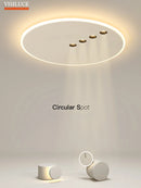 Runde minimalistische LED-Deckenleuchte dimmbar für den Innenbereich