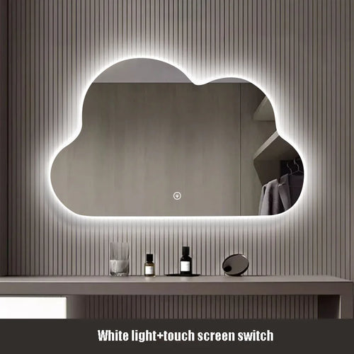 miroir nuage horizontal de luxe avec éclairage led pour maquillage - vue 8 sur 8