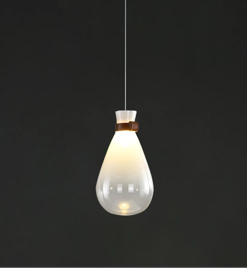 lustre moderne en verre design pour décoration intérieure élégante - vue 9 sur 9