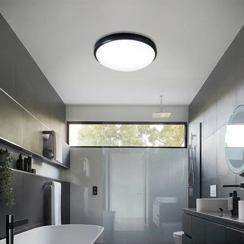 Wasserfeste LED-Deckenleuchte für Innen und Außen 6000K modernes Design - vue 3 sur 7