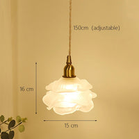 Romantischer Vintage-Glaskronleuchter für elegantes Ambiente