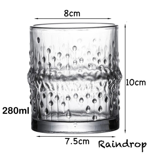 Verres à whisky style cristal facetté old fashioned