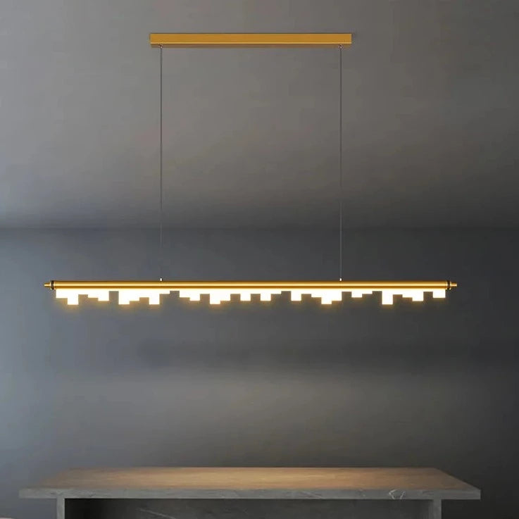 Suspension design longue à LED - vue 6 sur 12