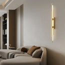 Elegante LED-Wandleuchte Vertikal aus Eisen für den Innenbereich