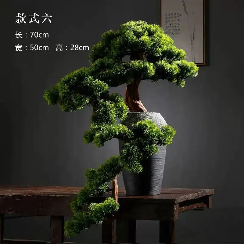 plafonnier bonsaï décoration intérieure style chinois haut de gamme - vue 7 sur 11