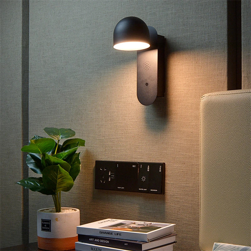 applique murale led intelligente rotative et réglable pour décoration intérieure - vue 3 sur 15