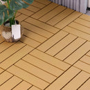 Dalles pvc emboitables effet bois terrasse jardin 300mm