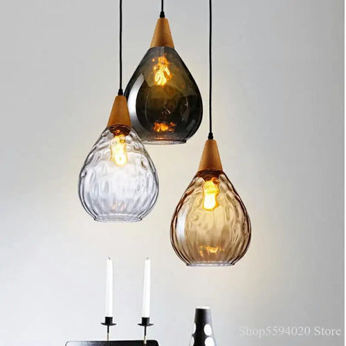 Moderne Pendelleuchte aus Glas für elegante Inneneinrichtung - vue 2 sur 27