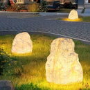 Dekorativer Außen-Stehleuchte aus Kunststein-Optik, wasserdicht, aus Harz