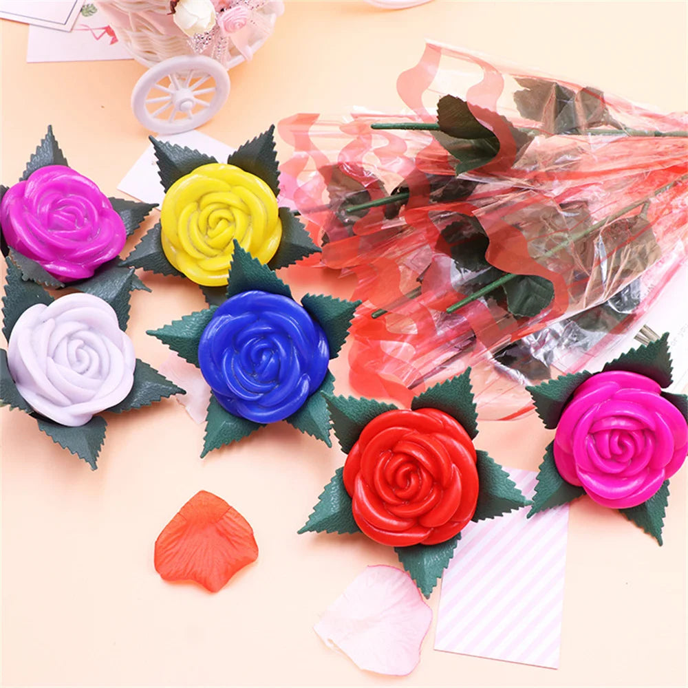 branche de roses lumineuses pour saint valentin et fêtes romantiques - vue 6 sur 12