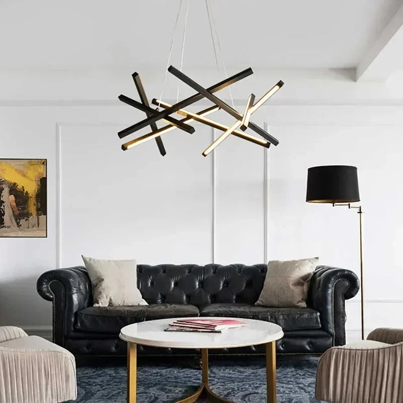 suspension LED design moderne pour décoration intérieure - vue 3 sur 8