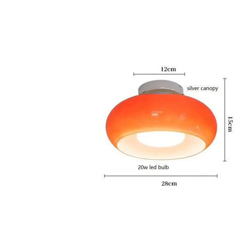 Bauhaus-Pendelleuchte aus Glas und goldfarbenem Metall mit LED - vue 21 sur 20