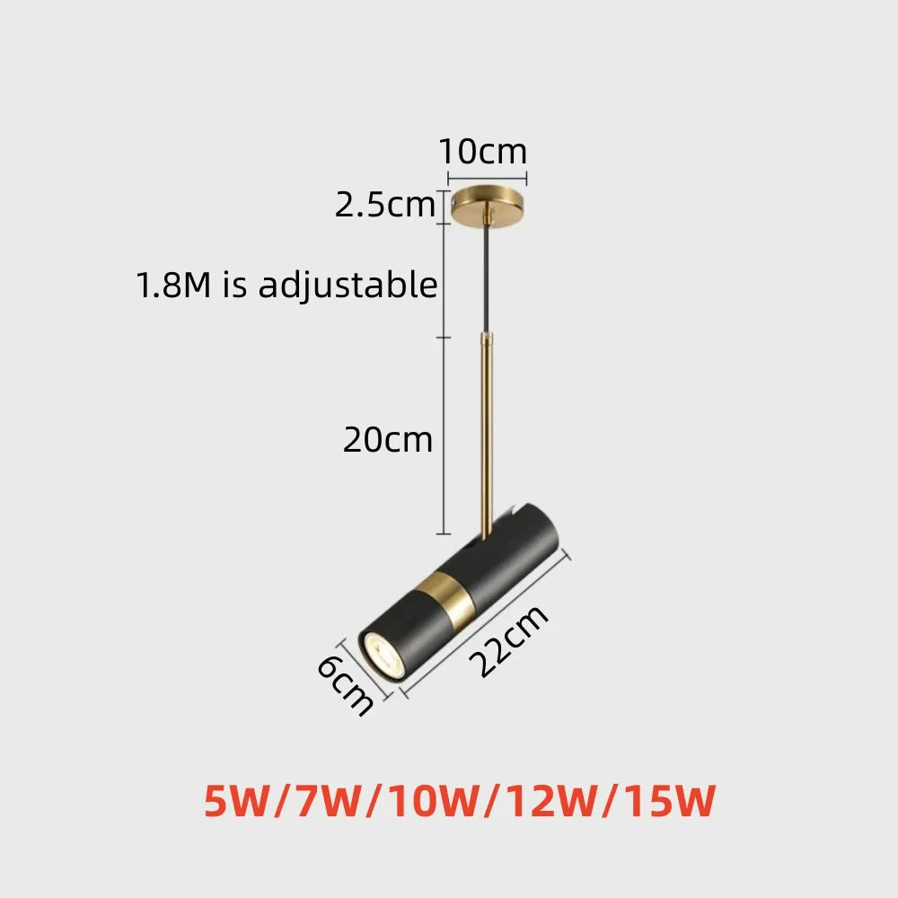 360° rotatable surface mounted LED ceiling light 5W 7W 9W 12W 15W bulb can be replaced LED spot light, down light Dimmable Reces - vue 5 sur 5